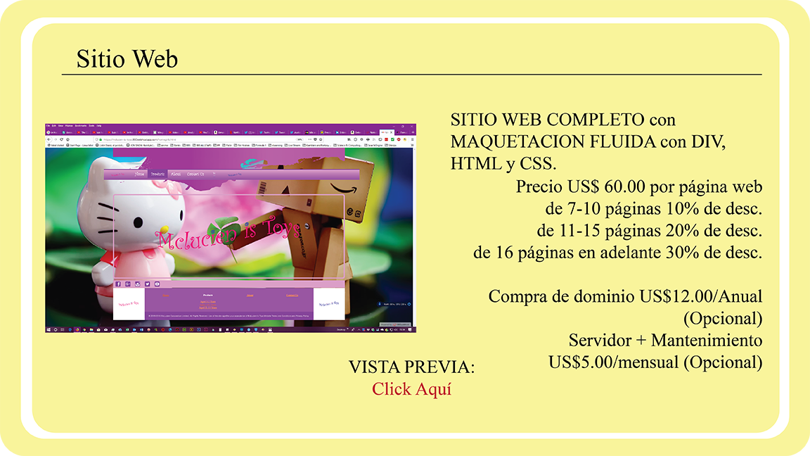 Sitio Web - DIV